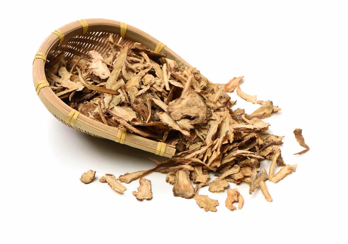 Sliced Angelica sinensis