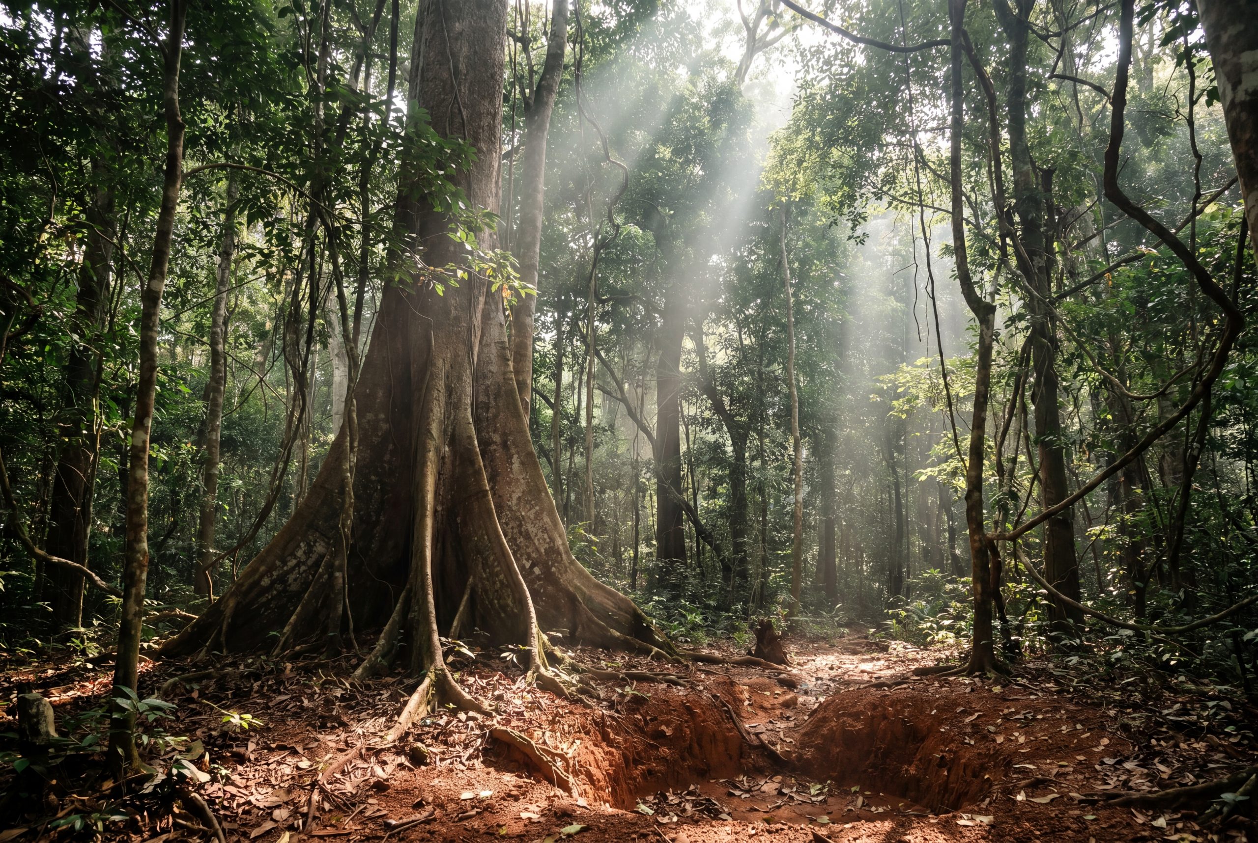 Yoruba forest terroir in Ondo State Nigeria where Alstonia boonei is traditionally harvested