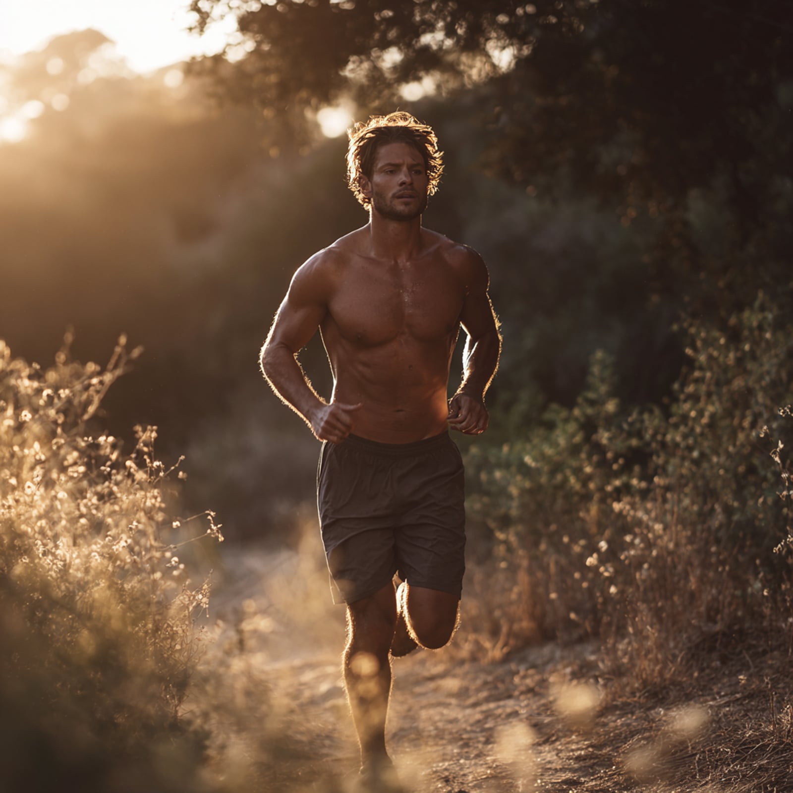 A healthy and active man, representing the energy and vitality that supports male libido and can be aided by ashwagandha.