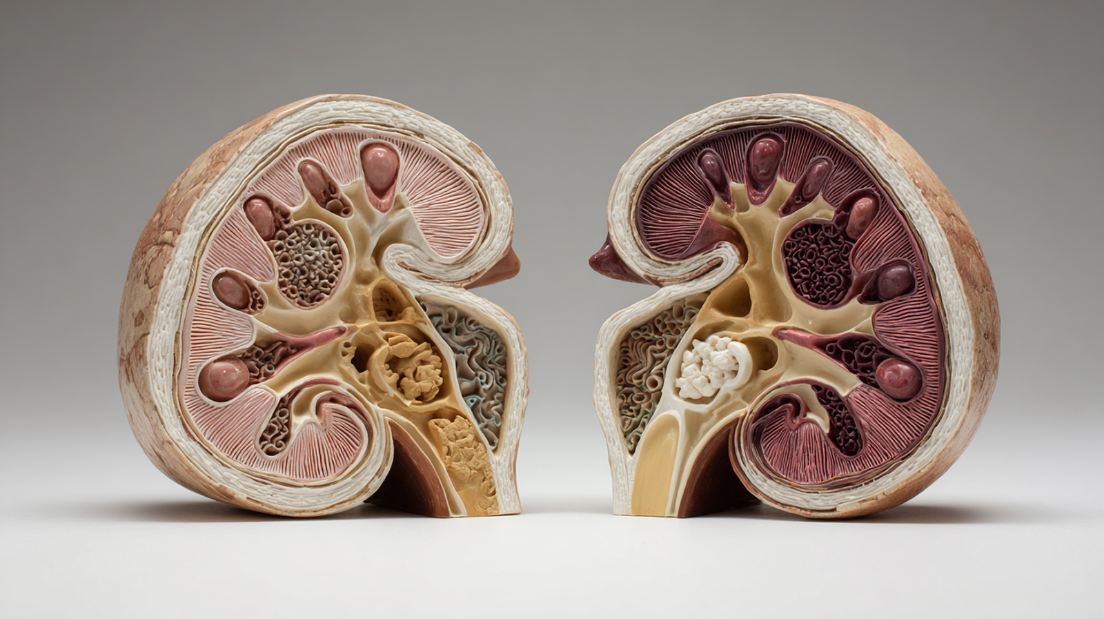 A medical illustration comparing a normal prostate gland to an enlarged prostate gland (BPH) and its effect on the urethra.