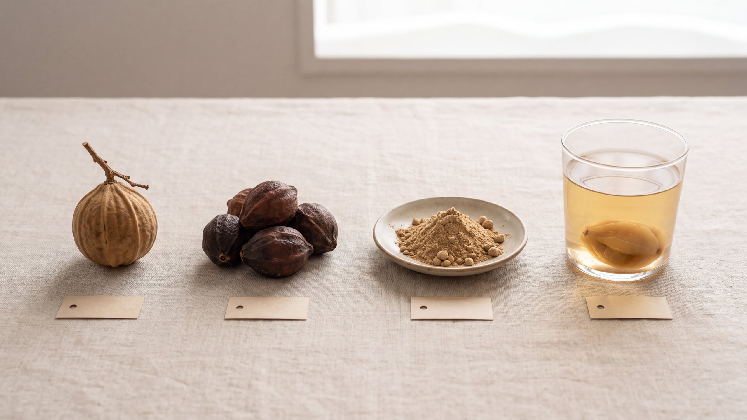 Goron Tula preparation formats compared, fresh fruit, dried fruit, milled powder, and infusion