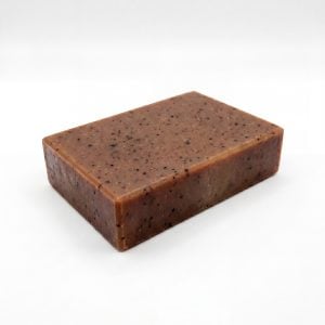Artisanal Tepezcohuite Soap bar made with Mimosa tenuiflora bark on a clean white studio backdrop.